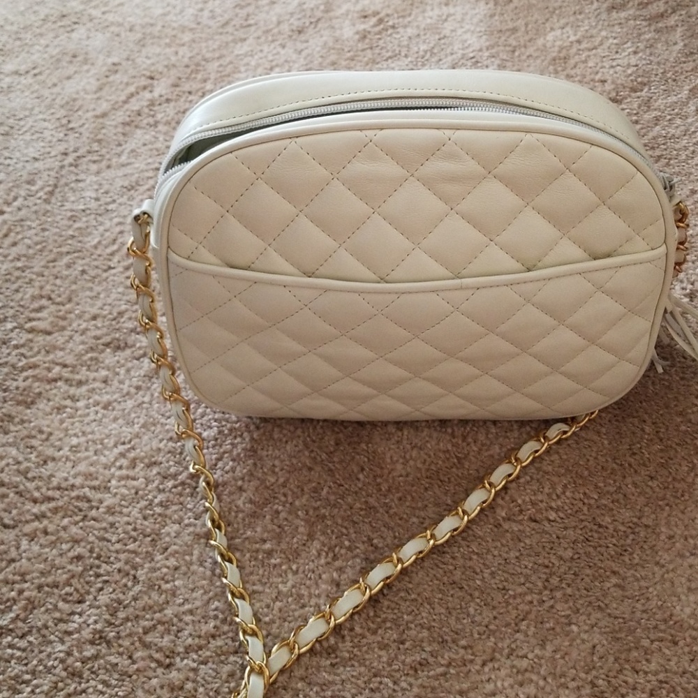Quilted Purse with chain strap